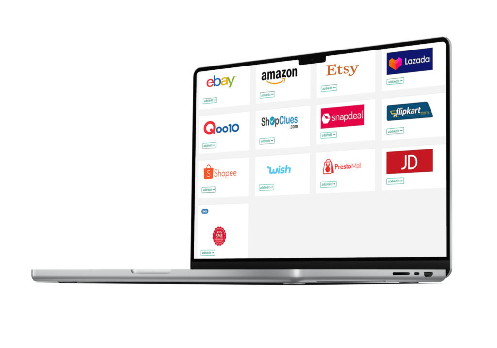 Applivon Omni Channel App slant right laptop